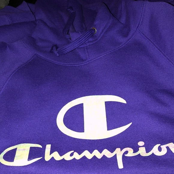 Womens Purple champion hoodie XL - Picture 1 of 1